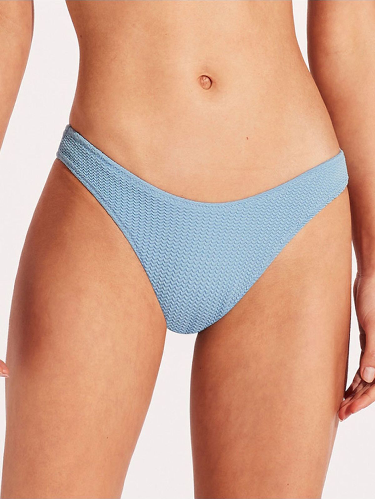 SEAFOLLY High Cut Bikini Brief - Powder Sea Dive