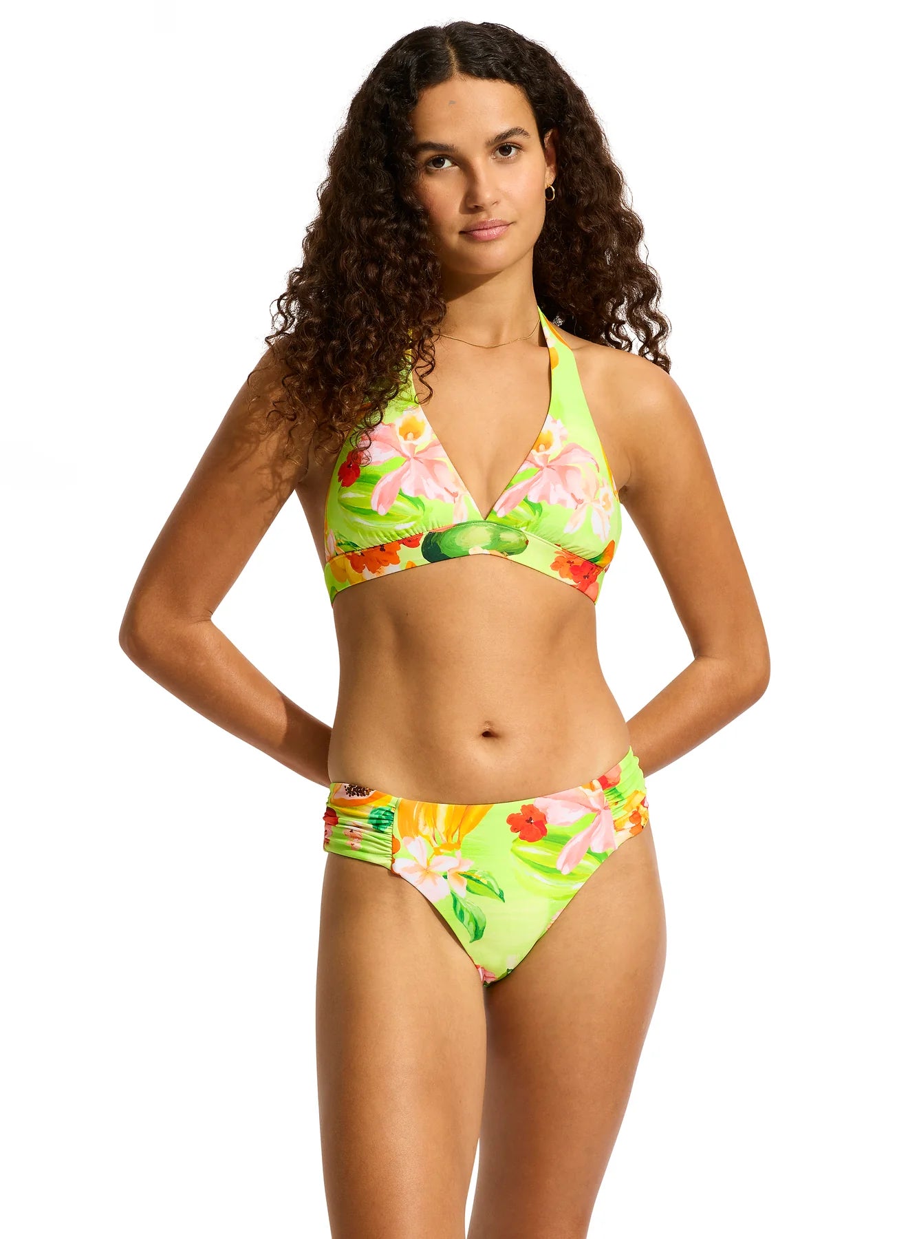 Tropique Ruched Side Retro Pant