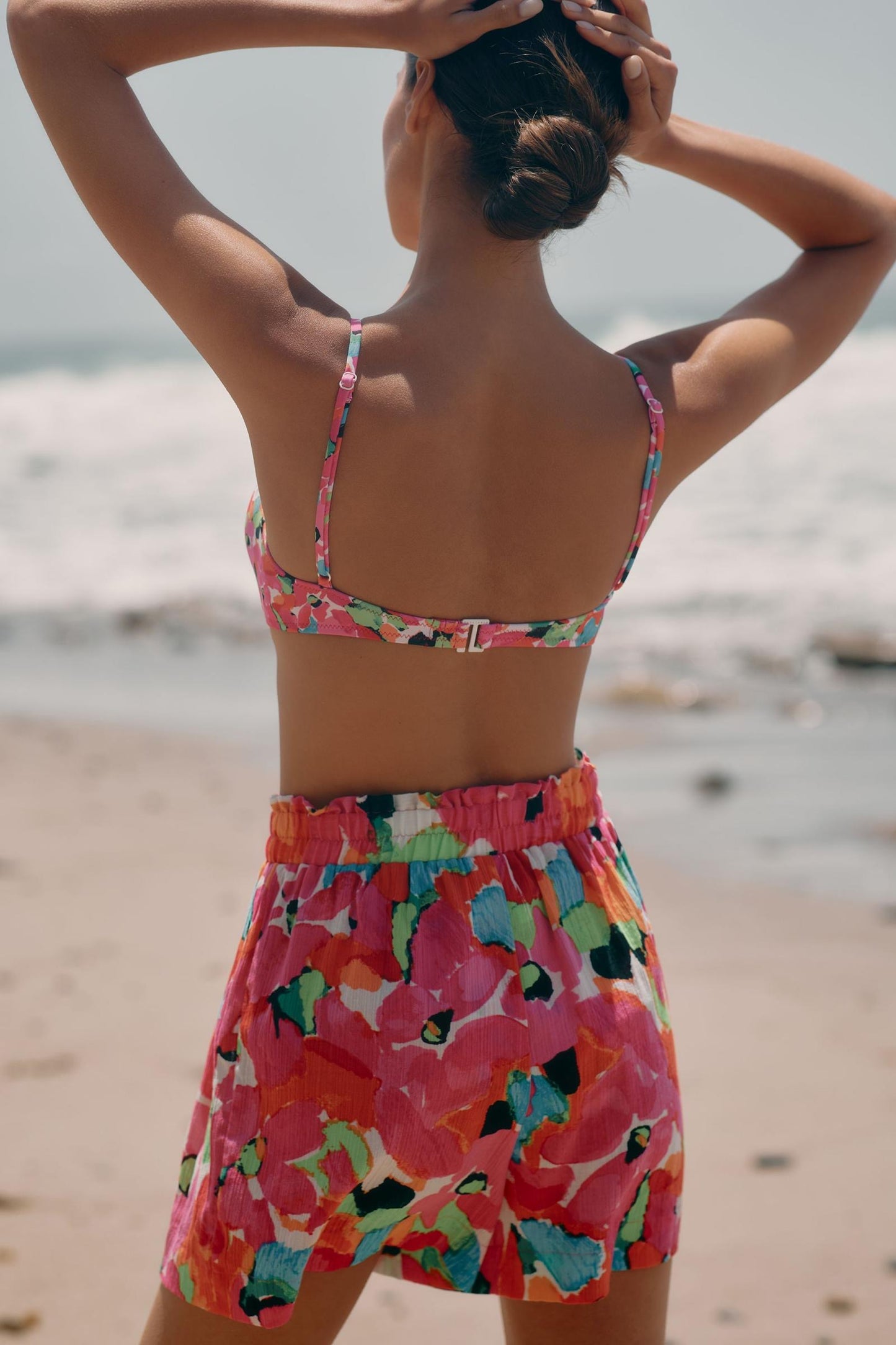 High-Waisted Paperbag Shorts