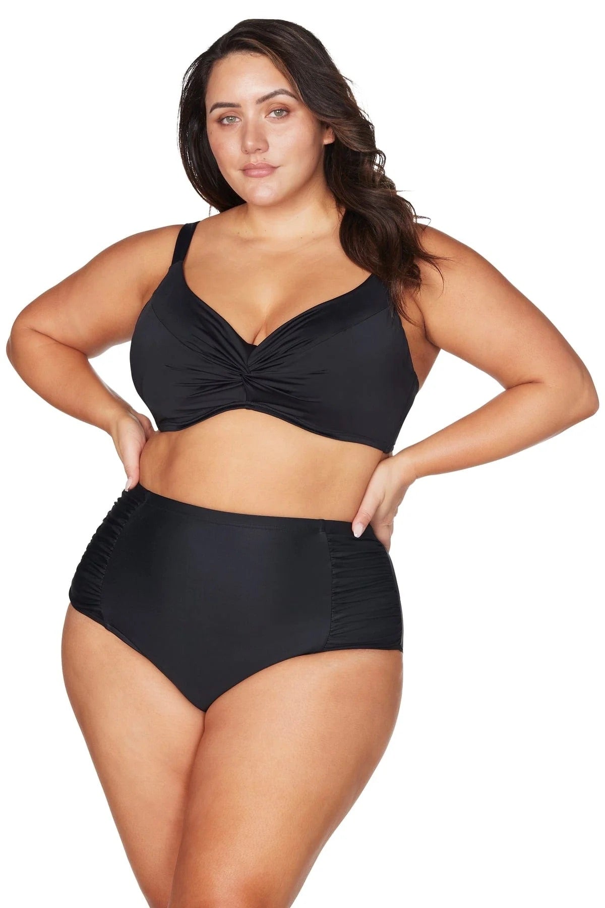 Botticelli High Waist Bikini Bottom