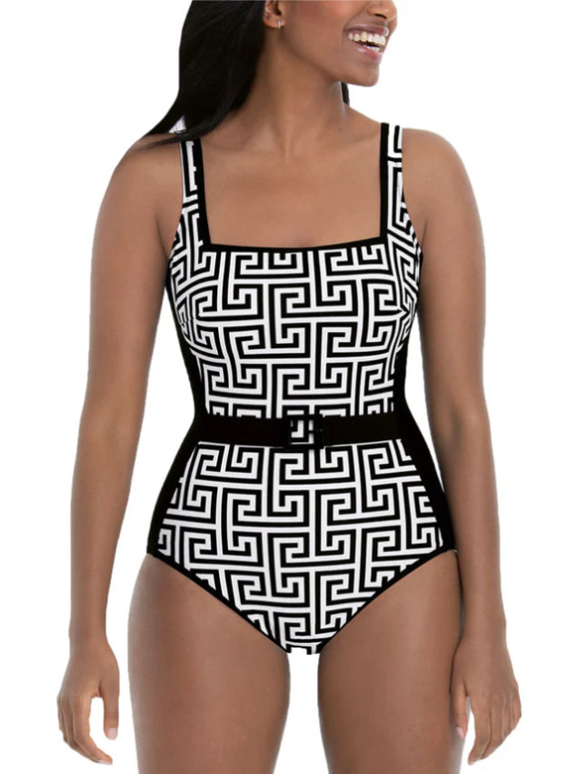 Pure Graphics Dalida Slimming Lined C-Cup One Piece