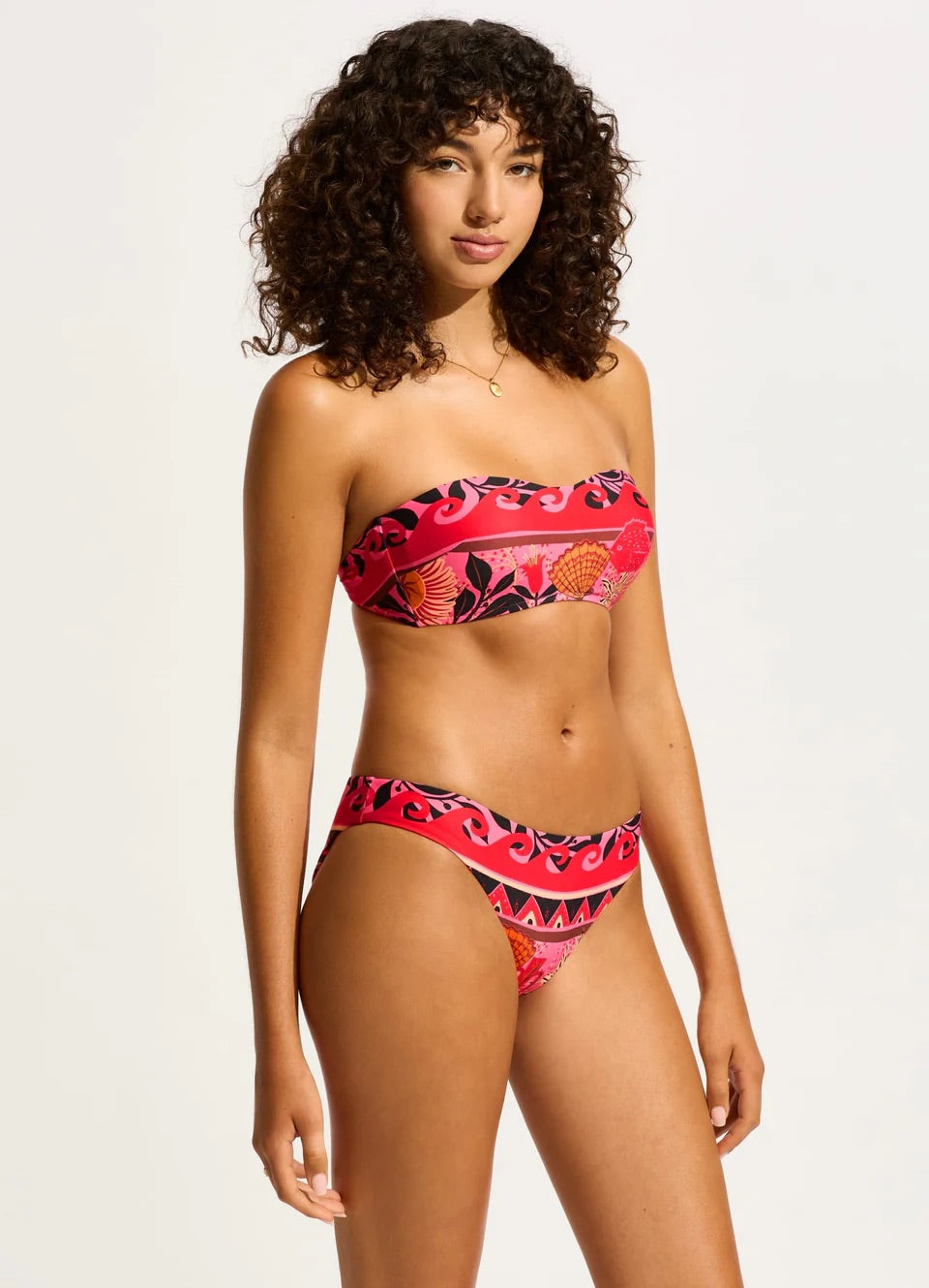 SEAFOLLY Bustier Bandeau Top - Paradise Atlantis