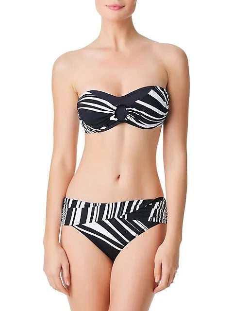 BLEU ROD BEATTIE New Wave Sarong Hipster Bottom - Black/White