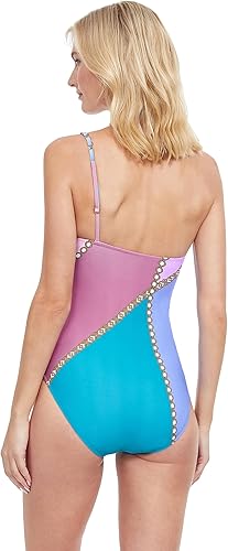Modern Shades One Shoulder One Piece