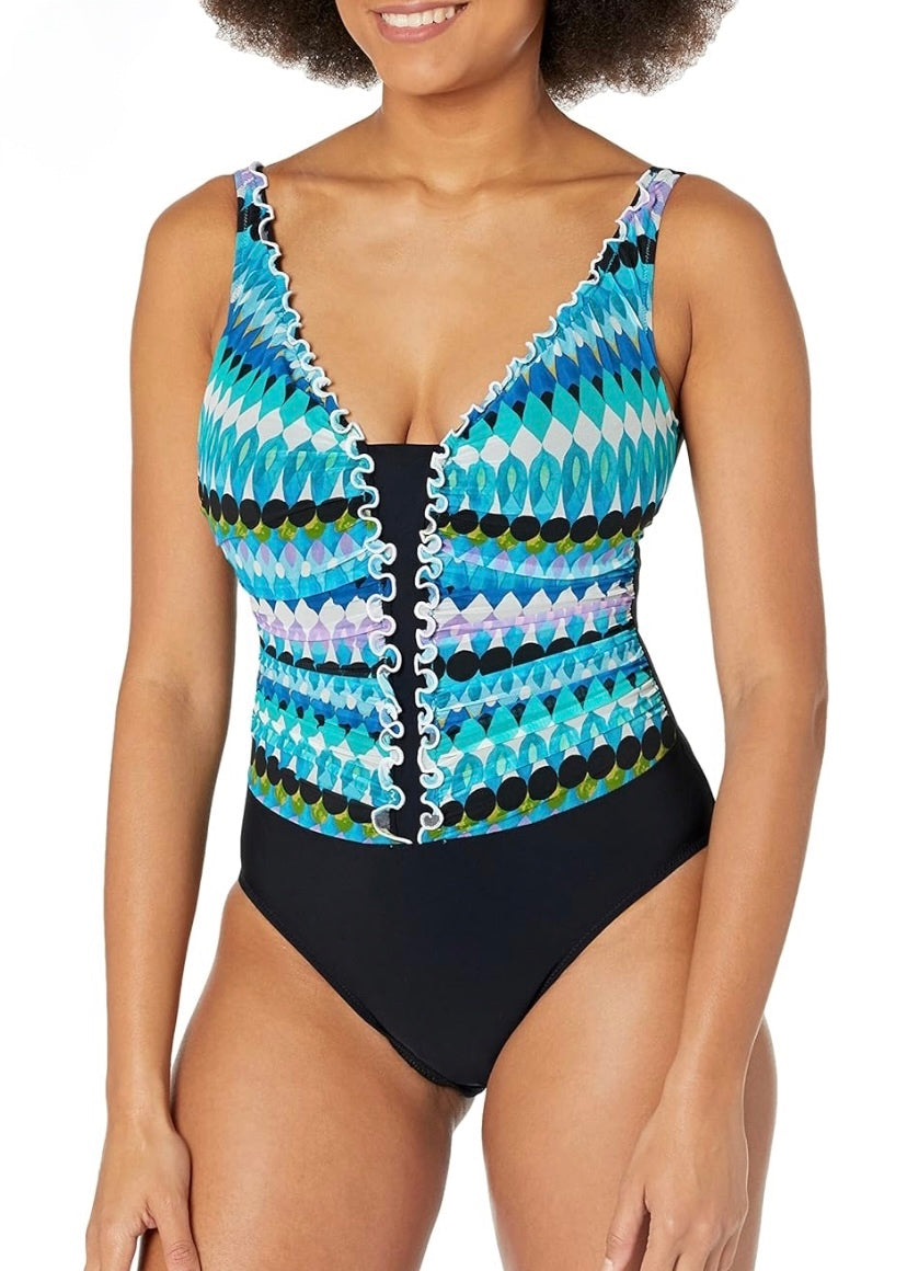 Moroccan Escape V-Neck One Piece