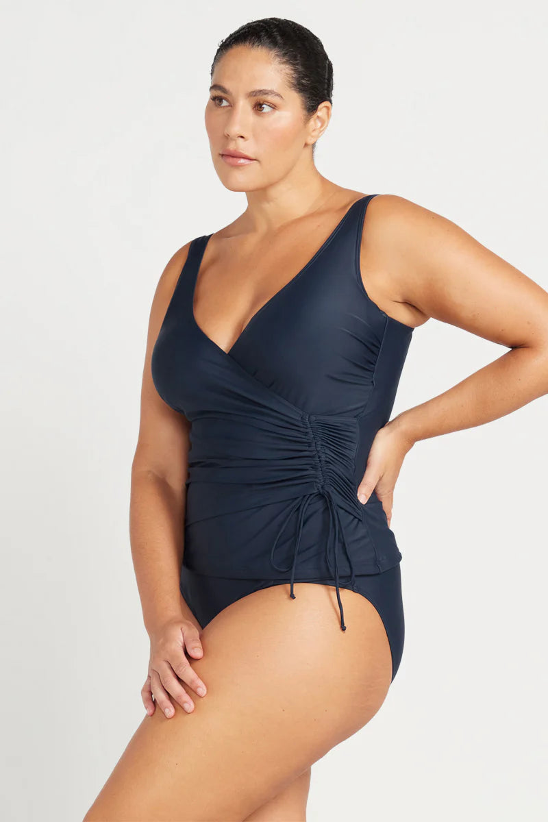ARTESANDS Navy Hues Rembrant Tankini Top - Navy Hues