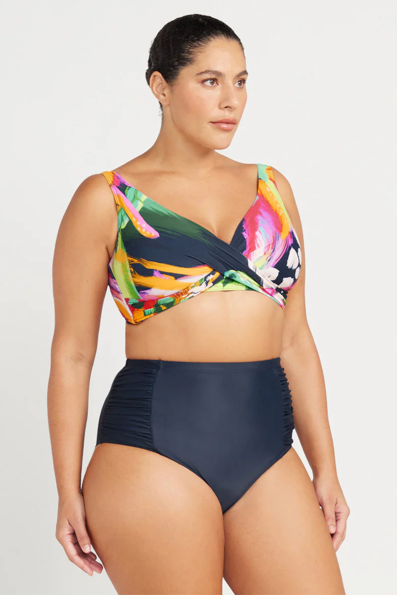 ARTESANDS Botticelli High Waist Swim Pant - Navy Hues