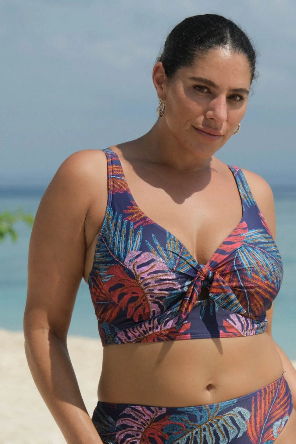 ARTESANDS Cezanne D-E Cup Midriff Top - Nu Ornare