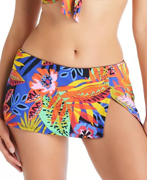 Midnight Safari Skirted Hipster Swim Bottoms