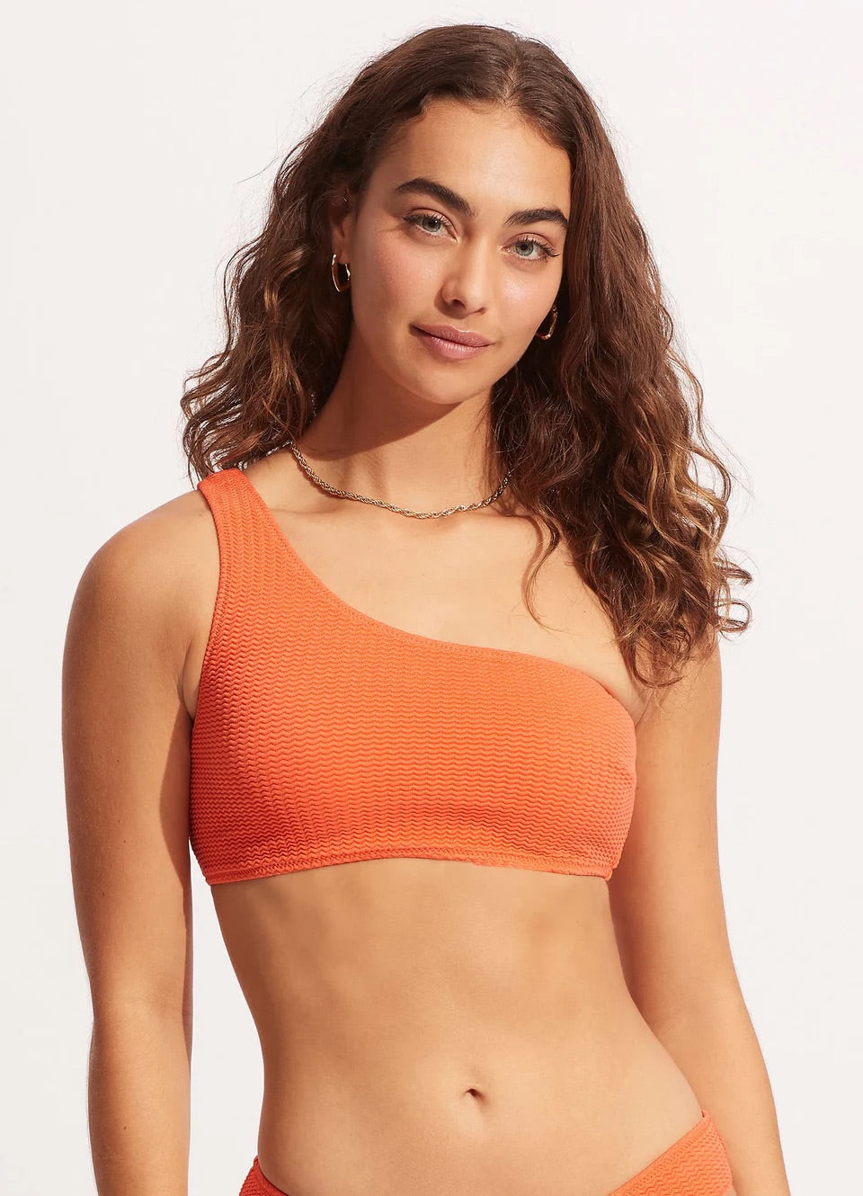 Sea Dive One Shoulder Top