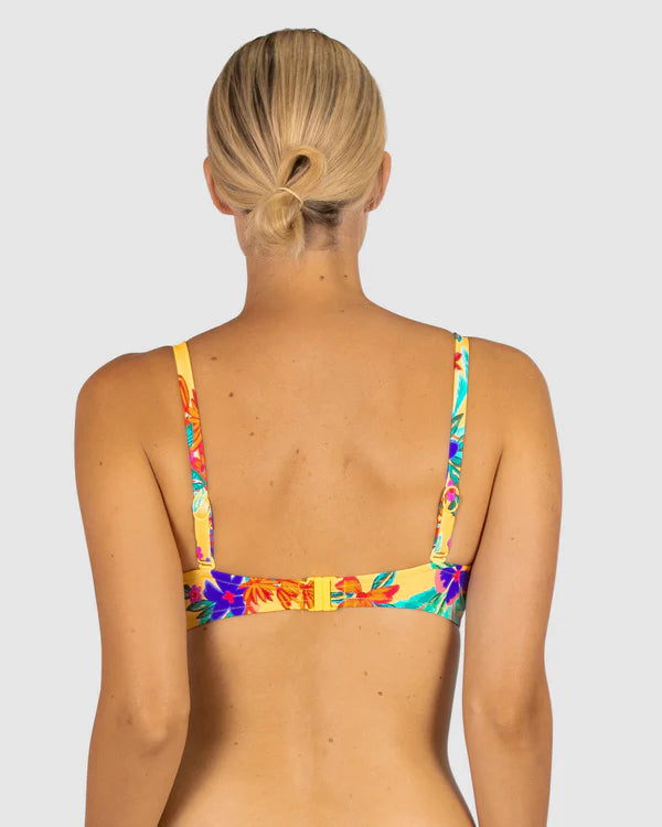 BAKU Ipanema D-E Cup Underwire Bikini Bra Top - Pineapple