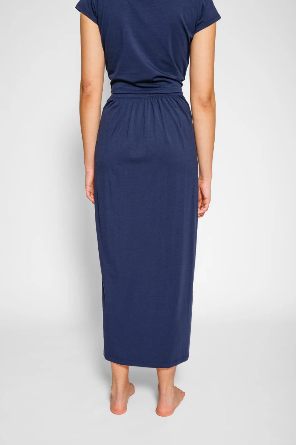 KOY RESORT Laguna Beach Tie Front Top - Navy