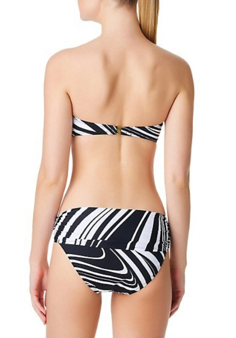 BLEU ROD BEATTIE New Wave Sarong Hipster Bottom - Black/White