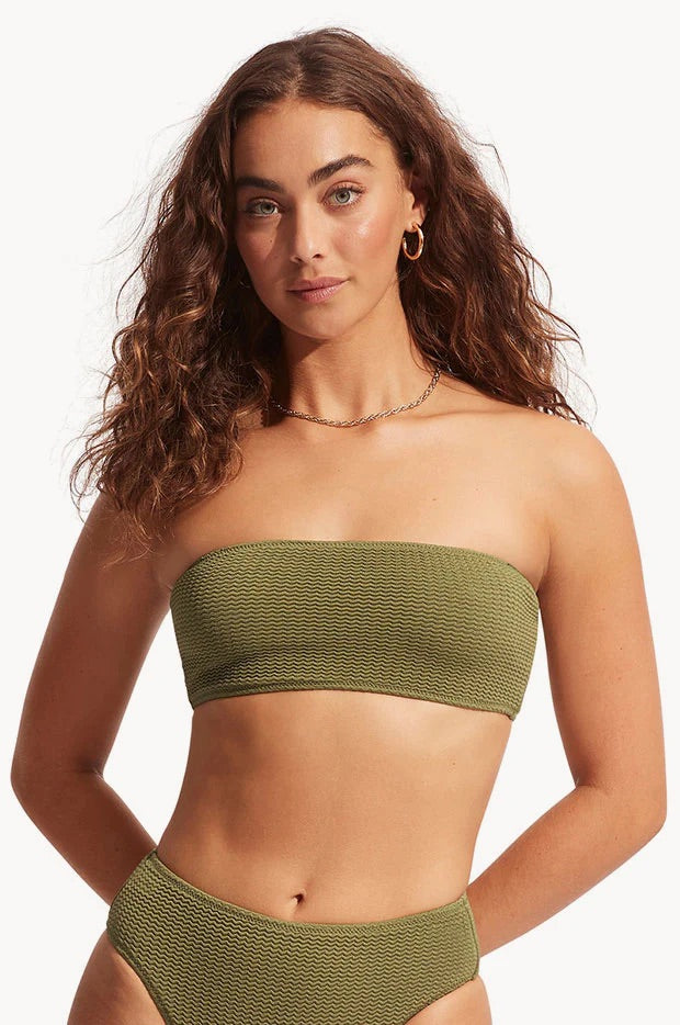 Khaki Sea Dive Tube Top