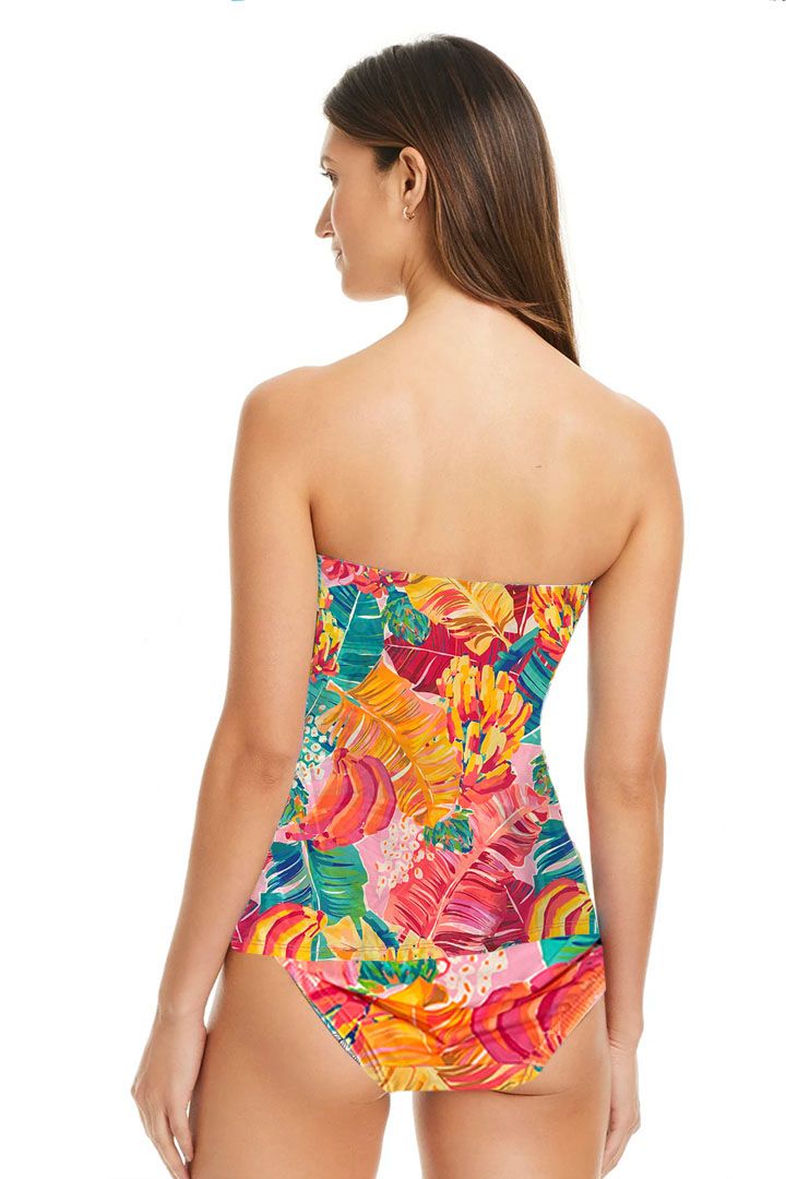 ROD BEATTIE Twist Bandeau Tankini Top - I Like It