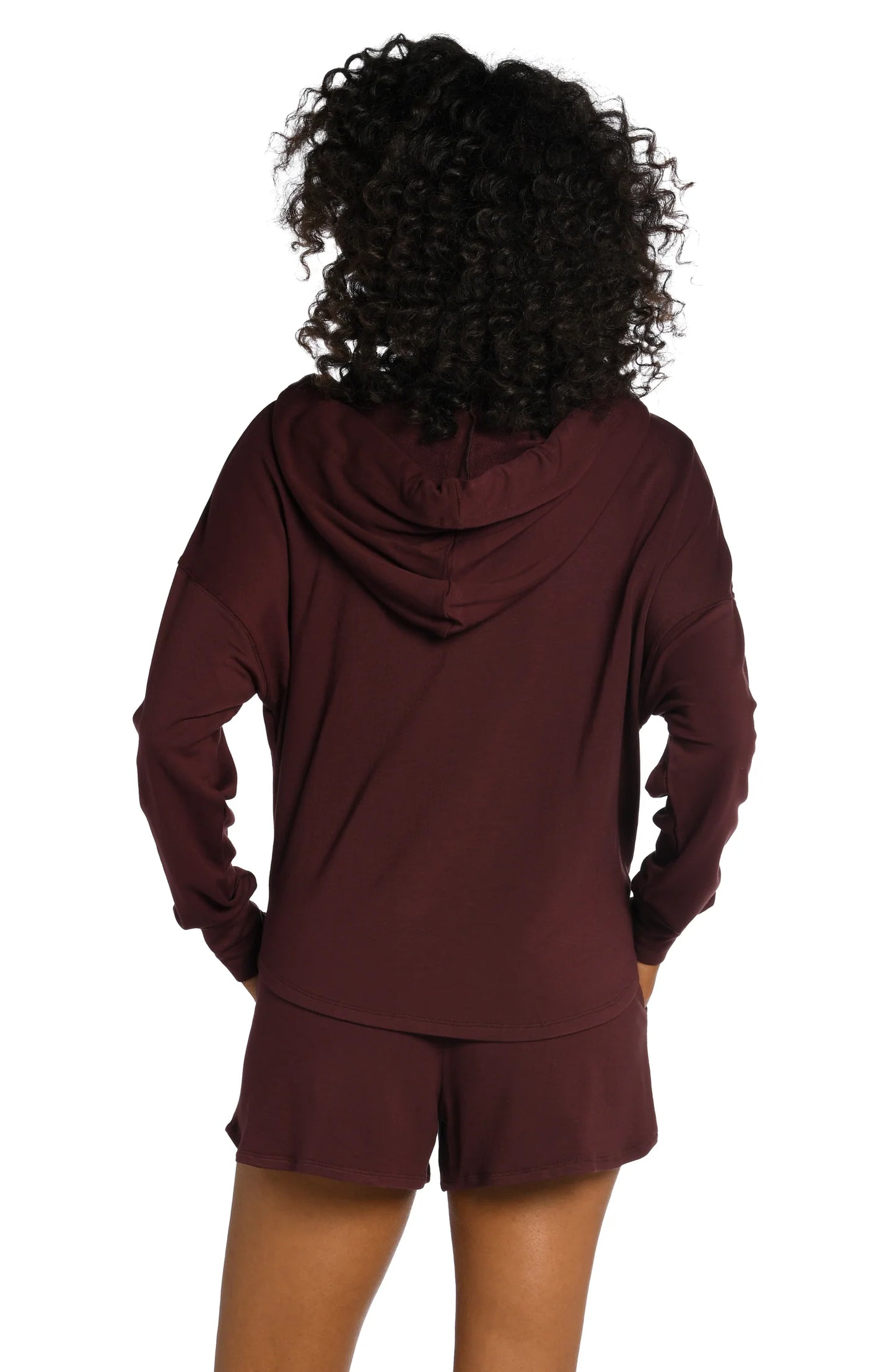 LA BLANCA Living In Leisure French Terry Knit Hoodie - Java