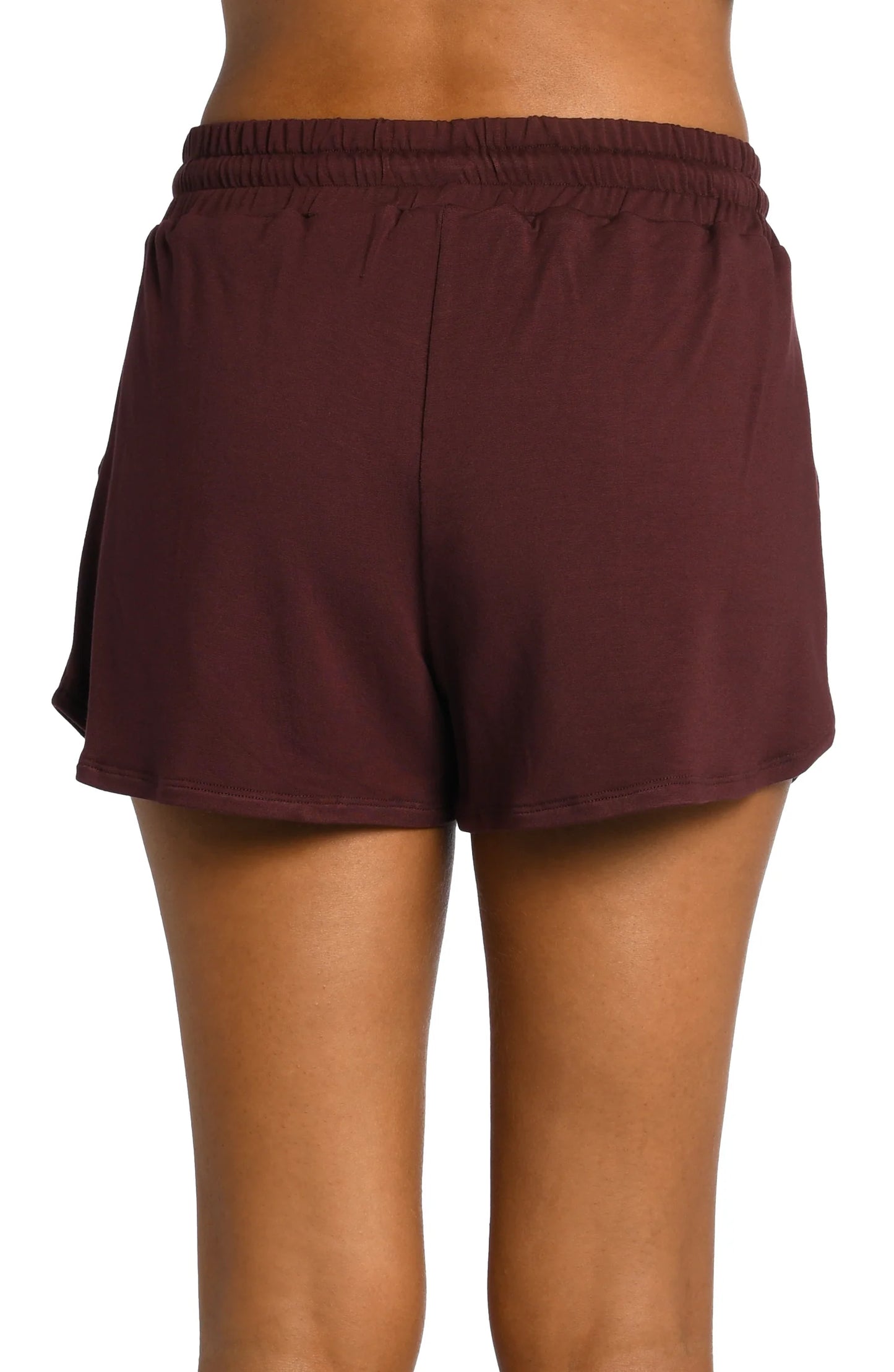 LA BLANCA Living In Leisure French Terry Knit Shorts - Java
