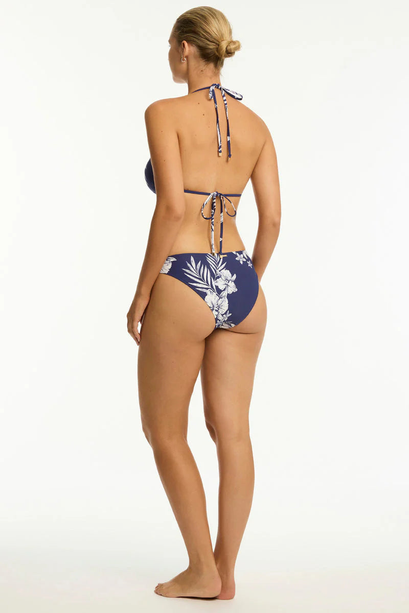 SEA LEVEL Regular Cheeky Pant - French Navy Aloha