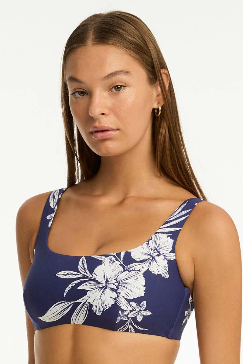 Aloha Low Square Neck Bra