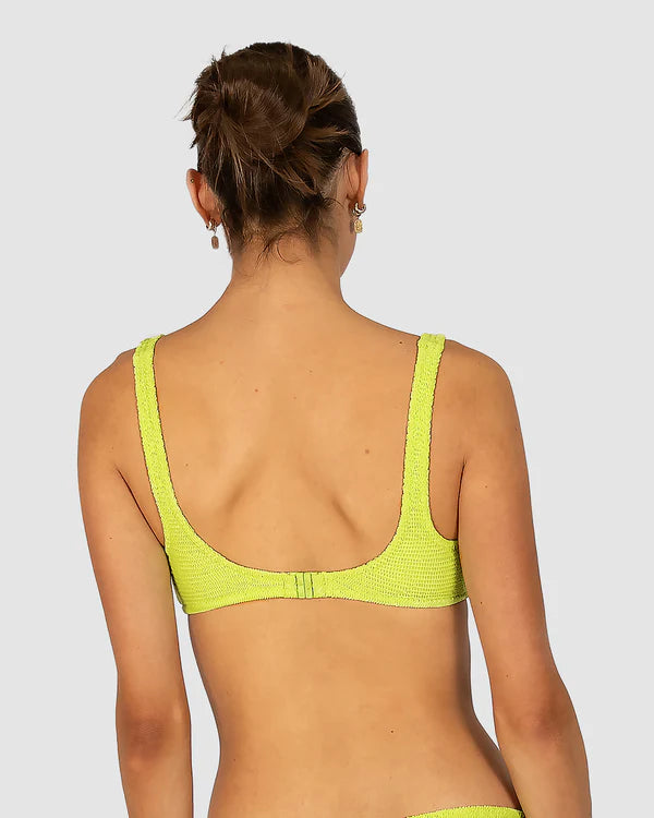 BAKU Ibiza Scoop Bralette Bikini Bra Top - Zest
