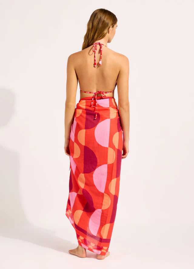SEAFOLLY Sorento Sarong - Flame