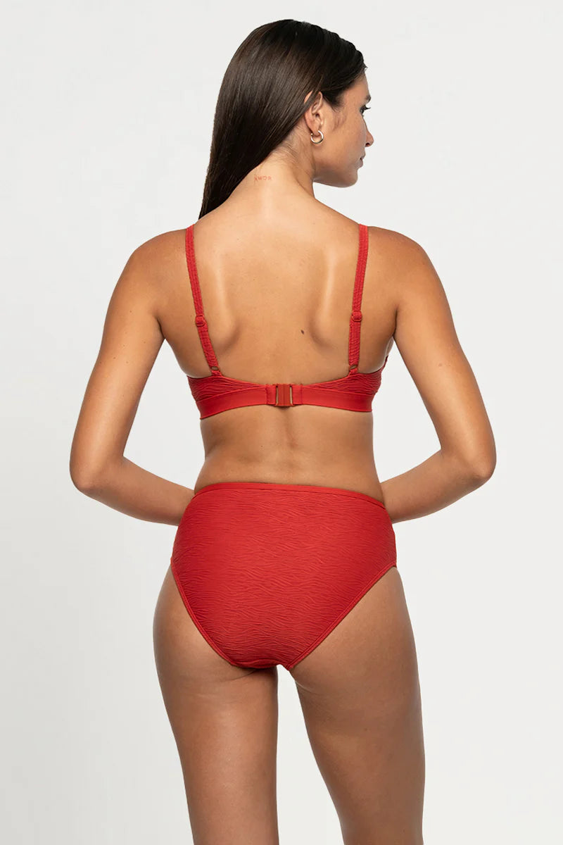 NIPTUCK Parvati Maevis Swim Pant - Garnet
