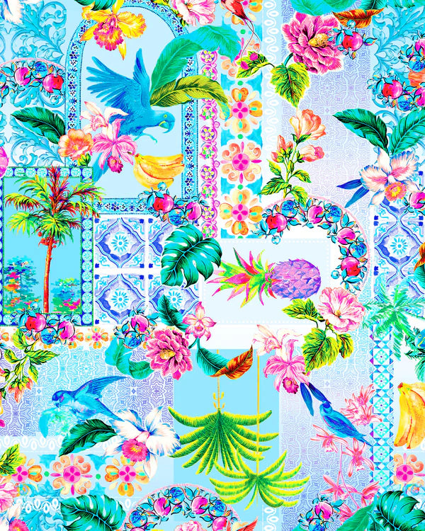 BAKU Sardinia Retro Underwire One Piece Swimsuit - Ocean