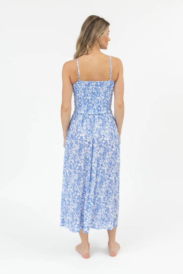 KOY RESORT Florence Midi Dress - Blue