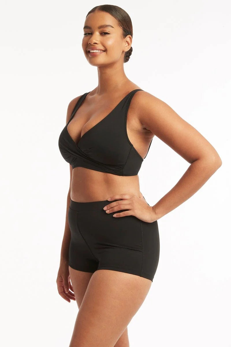 SEA LEVEL SWIM Eco Essentials Katie Boyleg Pant - Black (Online Only)