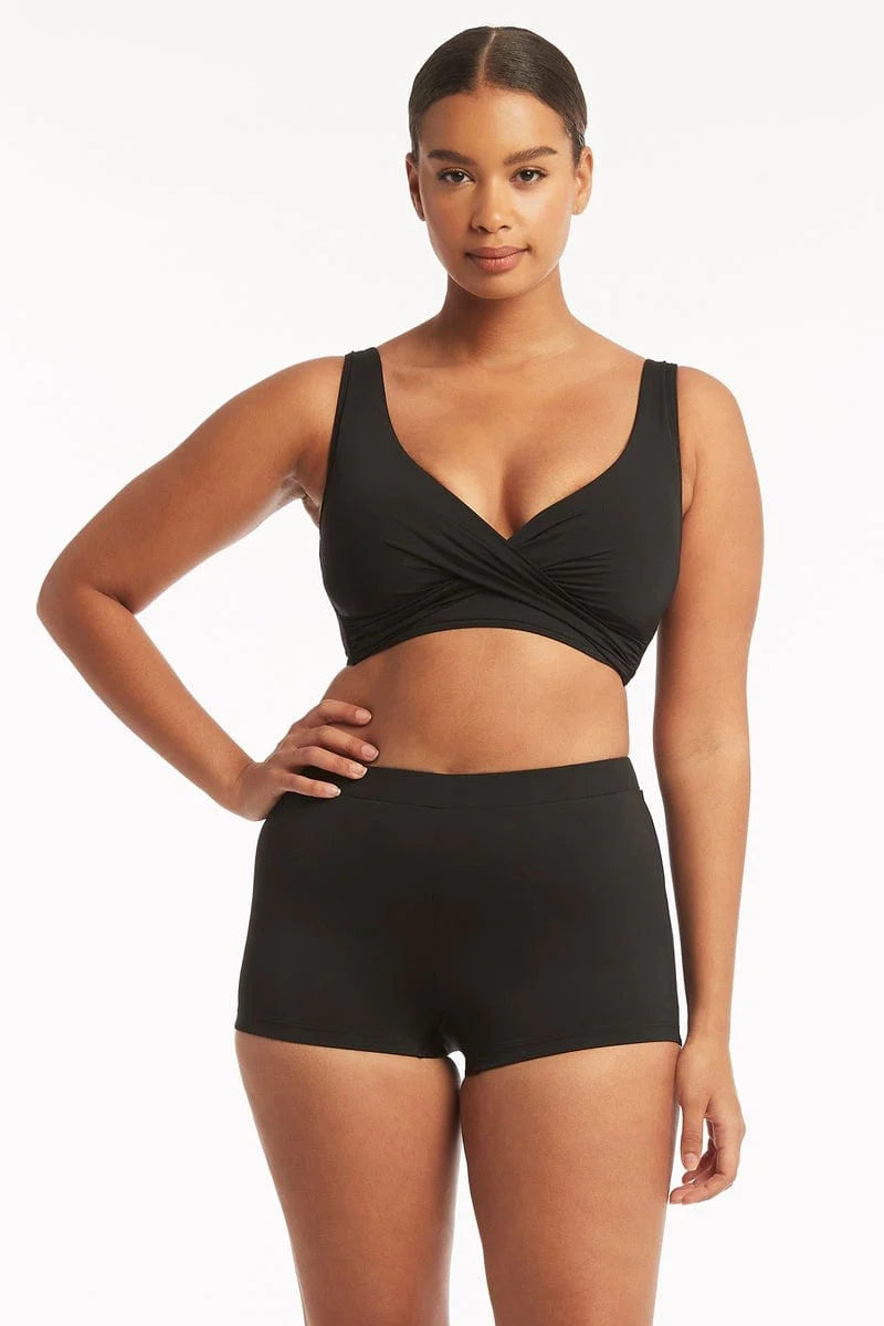 SEA LEVEL SWIM Eco Essentials Katie Boyleg Pant - Black (Online Only)
