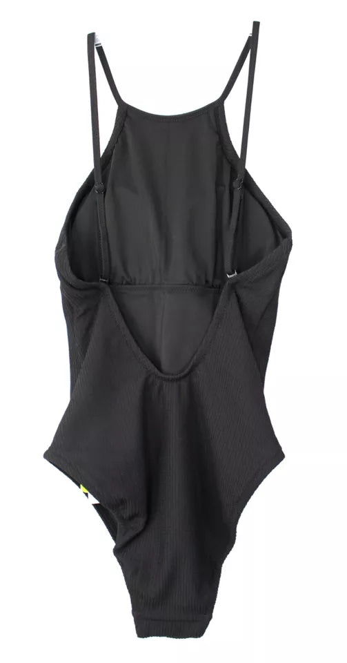 SANCTUARY High Neck One Piece - Black Sandbar