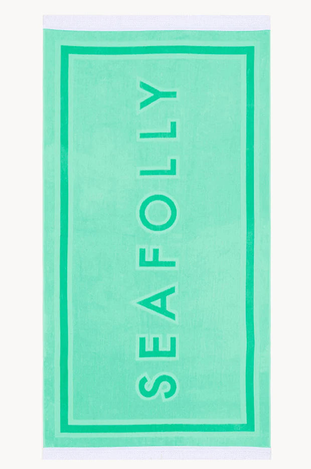 SEAFOLLY Summer Solstice Towel - Aquatic Blue