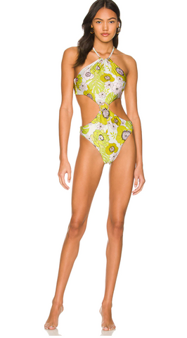 SEAFOLLY DESERT FLOWER HIPSTER BIKINI PANT CHILLI