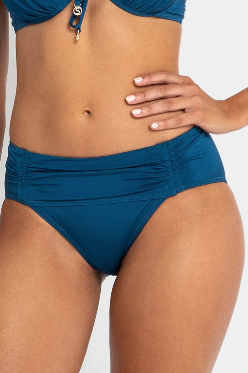 Luxe Gathered Midrise Bottom