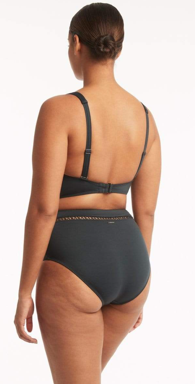 Charcoal Lola Shimmer D/DD Cup Bralette