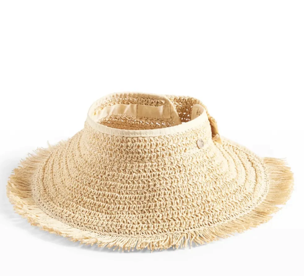 Seafolly Shady Lady Roll Up Fringe Visor