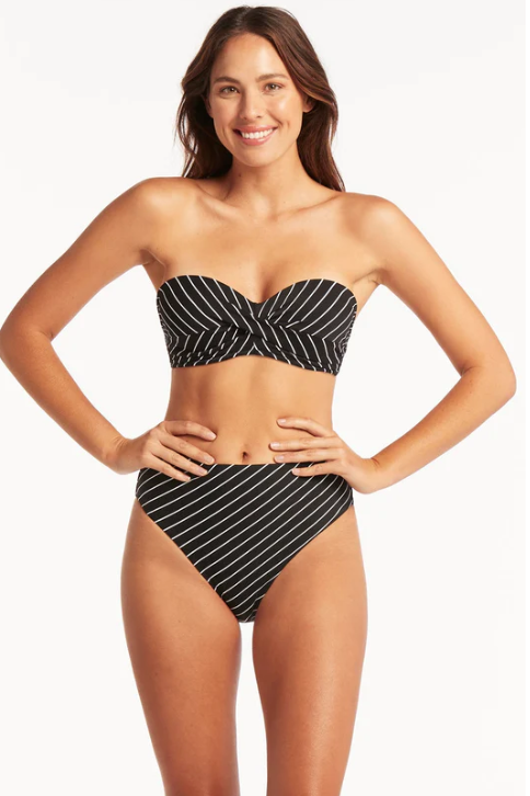 Shoreline Twist Front Bandeau