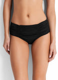 Seafolly Gathered Front Retro Pant black