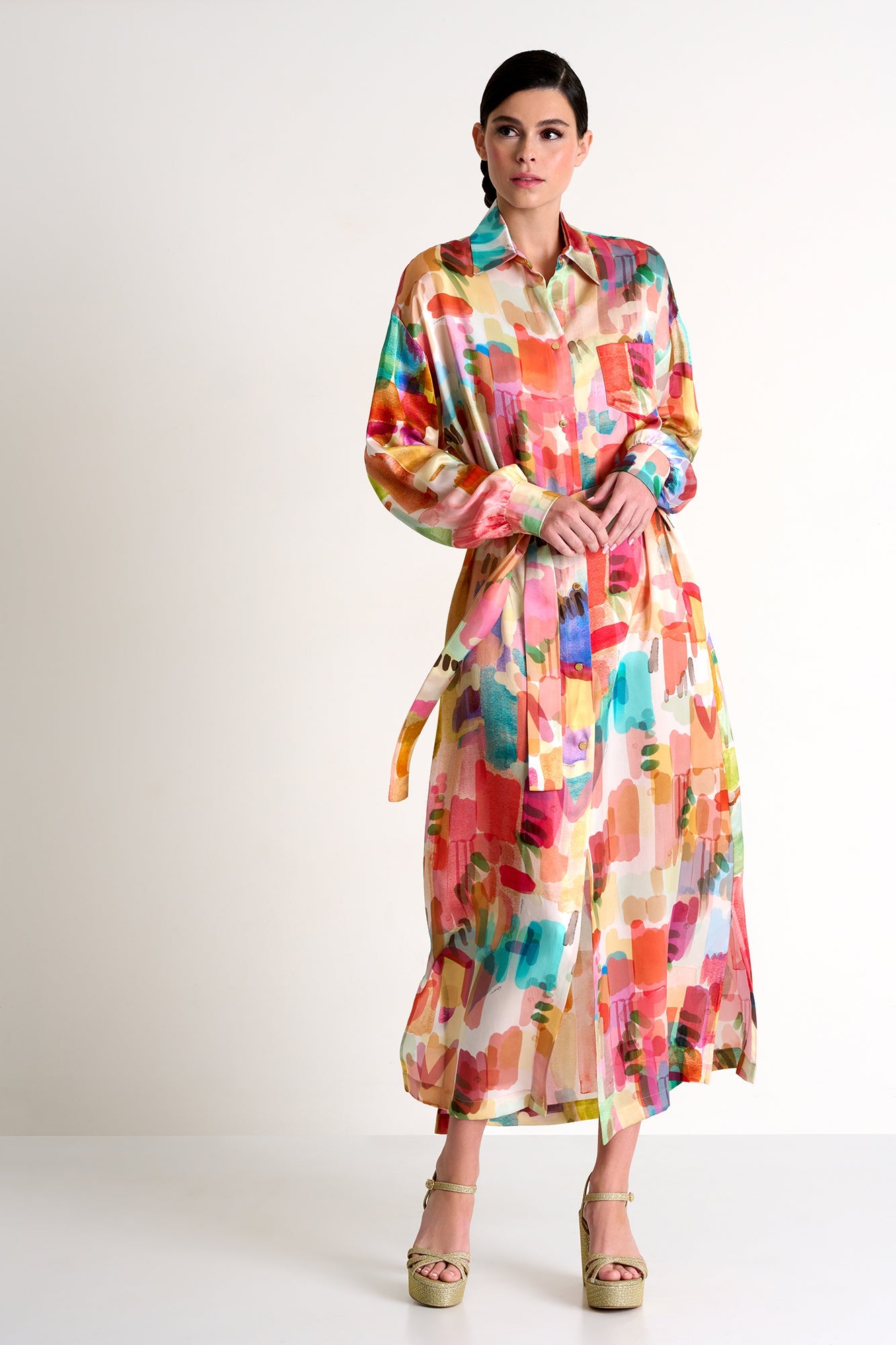 SHAN Maxi Shirt Dress - Lola (Online Only)