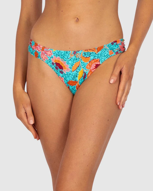 Nomad Summer Ruched Hipster Bikini Bottom