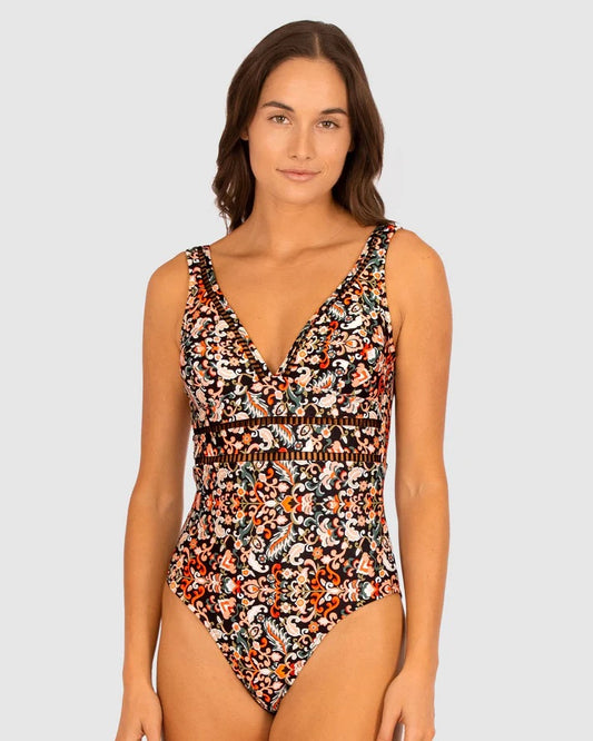 Boho At Heart Longline One Piece Swimsuit