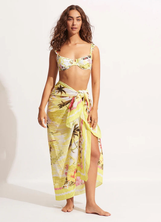 SEAFOLLY Coast to Coast Pareo - Wild Lime