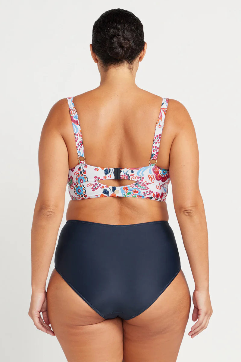 Loquacious Mondrian Reversible High Waist Swim Pant