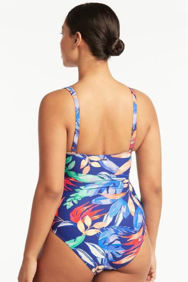 SEA LEVEL SWIM Cabana D-DD Cup Tank Mio Onepiece - Royal
