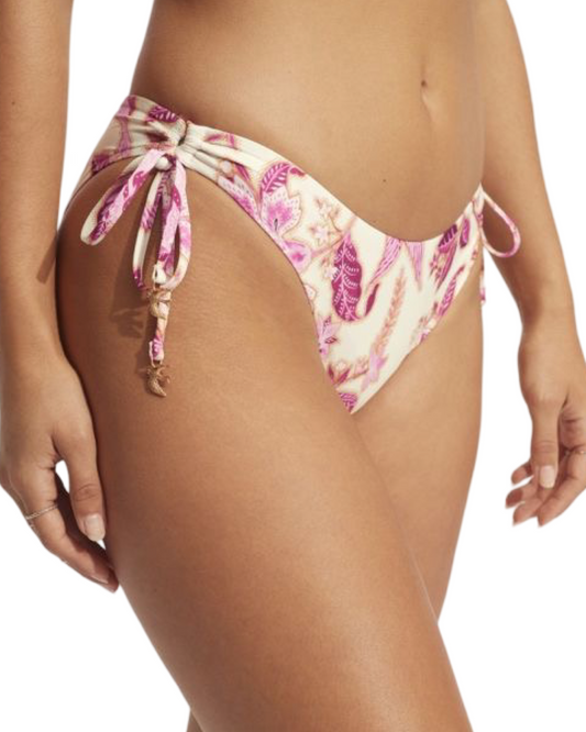 SEAFOLLY Loop Tie Side Pant - Parfait Silk Road