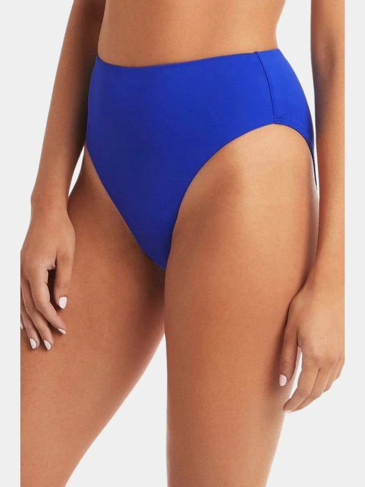 SEA LEVEL Retro High Waist Pant - Cobalt