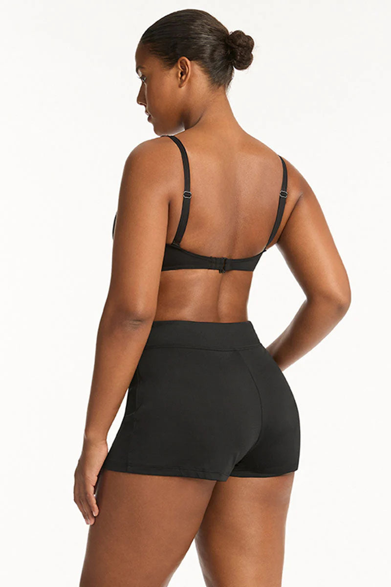 SEA LEVEL SWIM Eco Essentials Swim Short - Black (Online Only)
