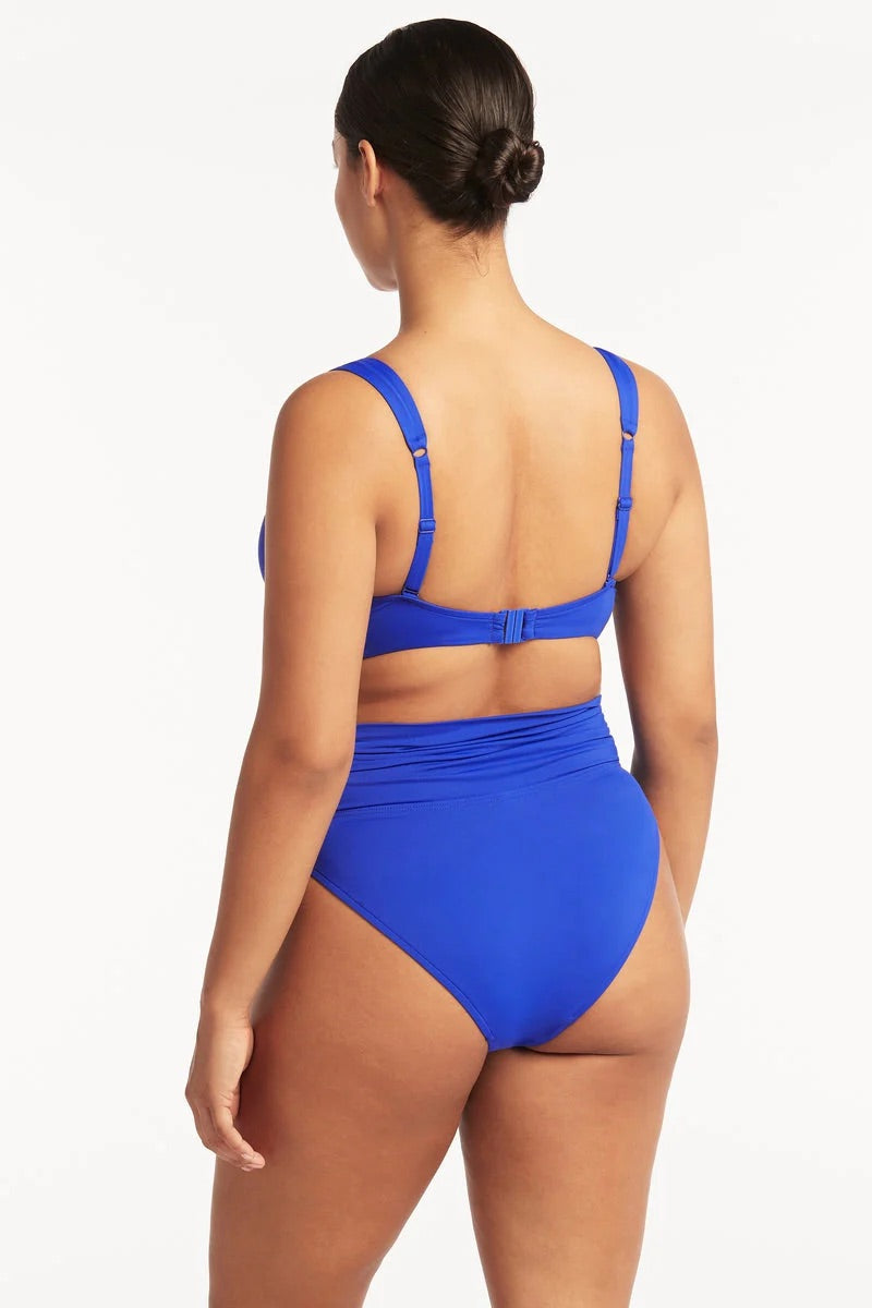 SEA LEVEL SWIM Essentials C/D Cup Underwire Bra - Cobalt