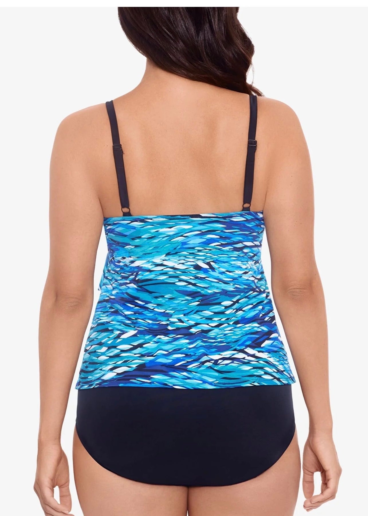 ROBBY LEN for LONGITUDE Triple Tier Long Torso One Piece - Playing Koy