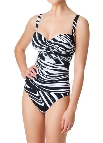 ROD BEATTIE Bandeau One Piece - New Wave